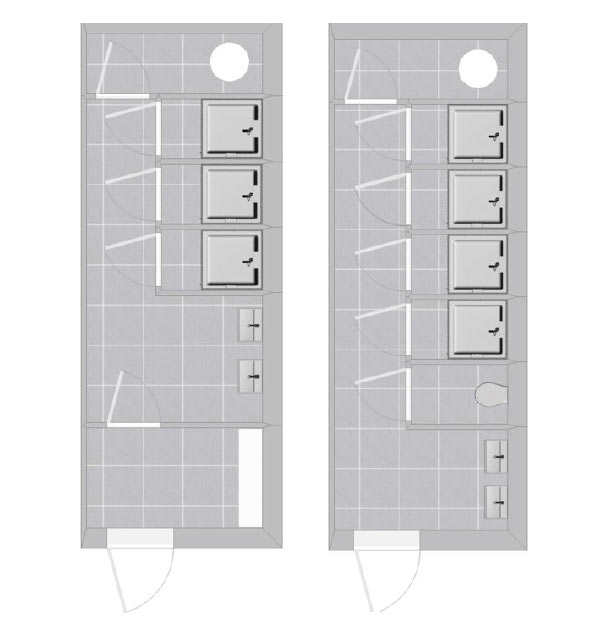 WOODCUBE Container Massivholz Modulhaus Dusche Toilette