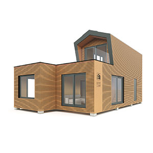 WOODCUBE Modulhaus Model X33 double T20 top