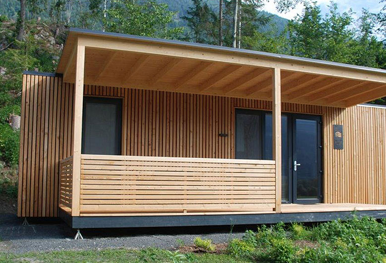 WOOD CUBE Tiny Home Firmen Herbergen Basismodule